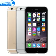 Оригинальное разблокирована Apple iPhone 6 сотовые телефоны IOS IPS 1 ГБ Оперативная память 16 г 64 г 128 г Встроенная память gsm WCDMA LTE отпечатков пальцев мобильный телефон