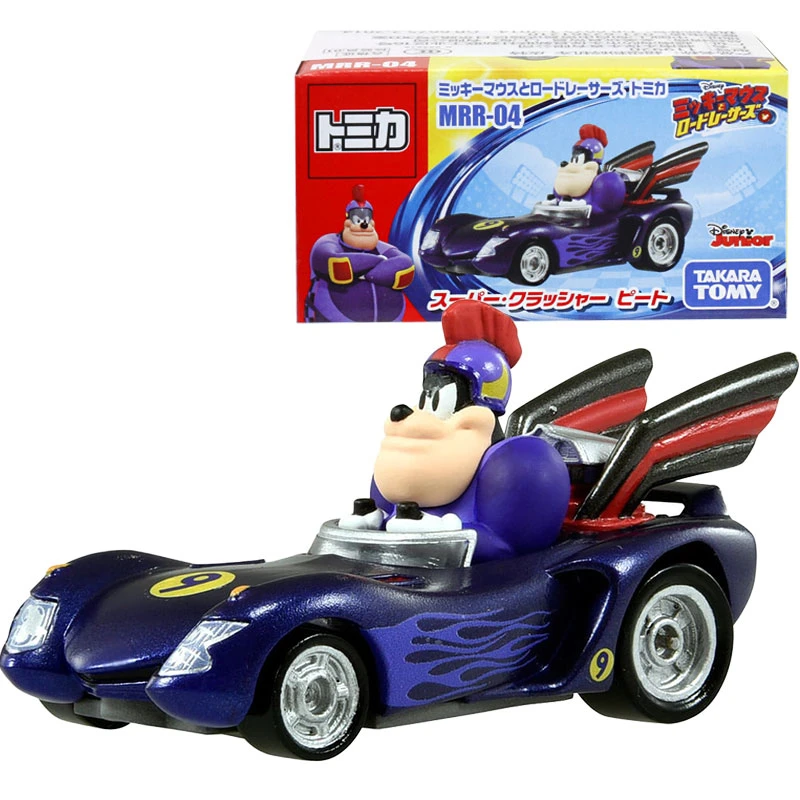 Tomica Disney Mickey House The Roadster Racers Mrr 04 Super Crusher Pete 6cm Metal Diecast Vehicle Toy Car New Diecasts Toy Vehicles Aliexpress