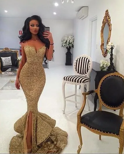 Sparkle Mermaid Prom Dresses 2017 