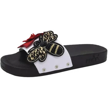 

Slippers Female Summer Fashion Wear Thick Bottom Embroidered Shoes Flat Flowers Thick Bottom Slippers Women Feel Cool Slippers