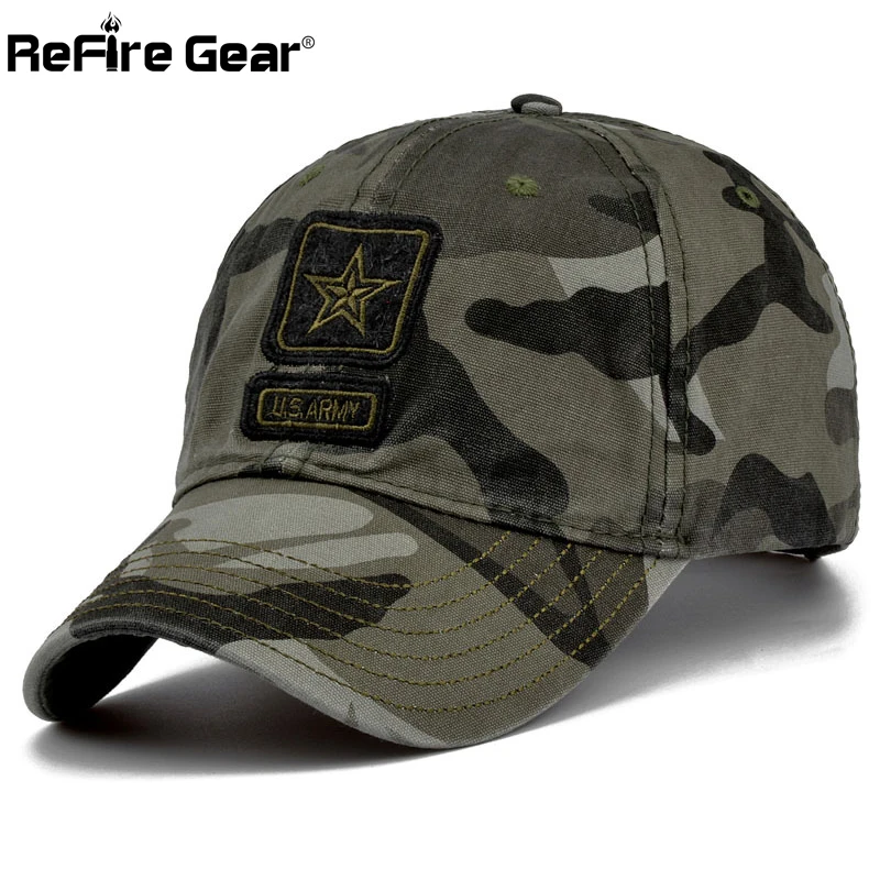 Refire gear, мужская хлопковая бейсболка, лето-осень, камуфляжная кепка, тактическая, американская, Армейская, вышивка, шапка, повседневная, модная, мужская, женская кепка s