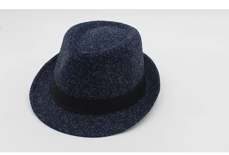 Hat gangster Hat men felt  fedora Hats for men women 58 cm adjustable  (12)