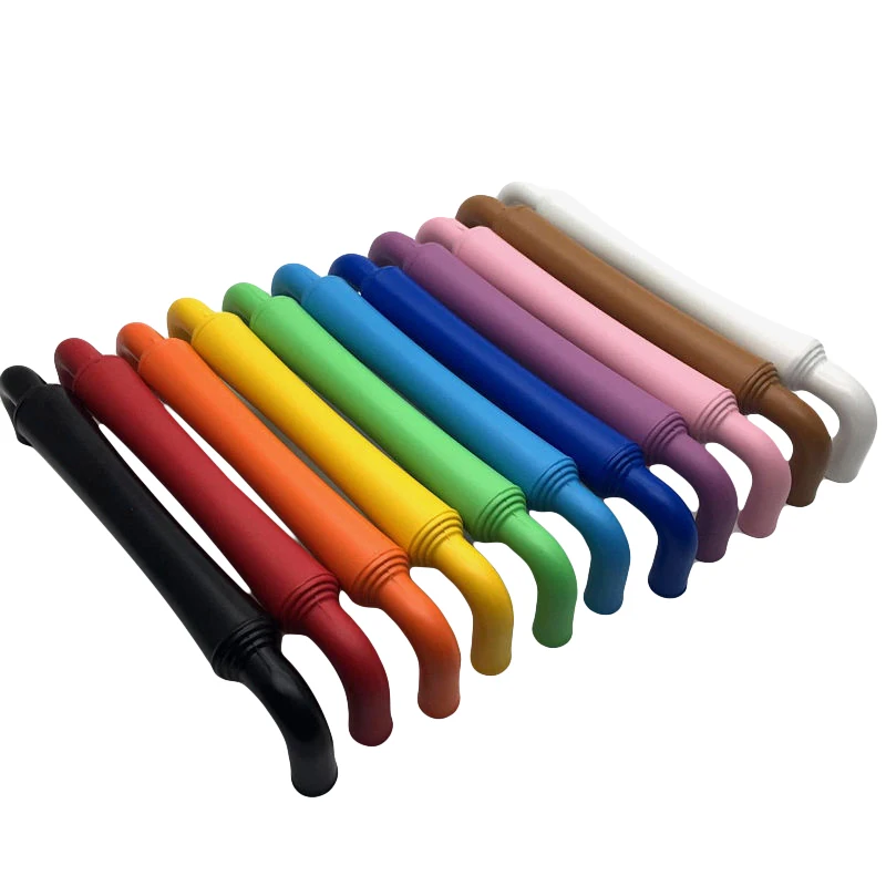 2 قطع النمط البسيط الملعب 128 ملليمتر الملونة مقبض rainbow قبضة/الأبواب مقبض مقبض درج خزانة مقبض للأطفال سحب المقابض