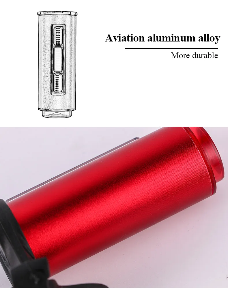 Flash Deal WHEEL UP USB Rechargeable LED Cycling Light Bike Rear Light Tail Light 7modes MTB Bike Waterproof Taillight Bicycle Accessories 7