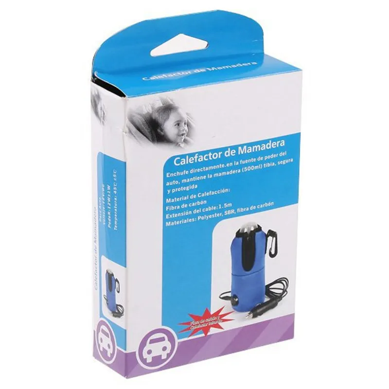 Aquecedor de Leite Aquecedor de Garrafa de Leite Térmico do Bebê Azul Água Carro Usb Mais Quente Bolsas Isolamento Alimentação Garrafa Aquecedor Viagem & Dc12v 9 mais quente sacos isolamento térmico do bebê