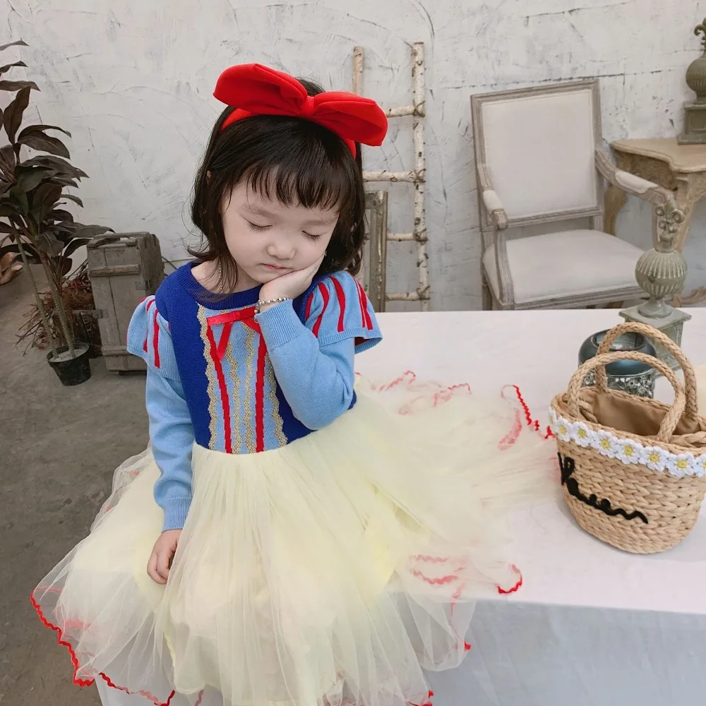 Детское платье с длинными рукавами одежда для маленьких девочек г. Осеннее платье принцессы милое детское платье одежда для малышей