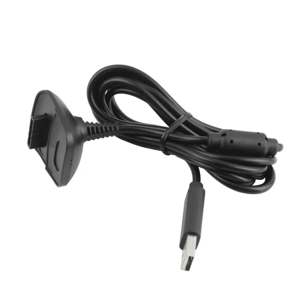 

1pcs New USB Play&Charger Charge Cable Adapter For Xbox 360 Controller black