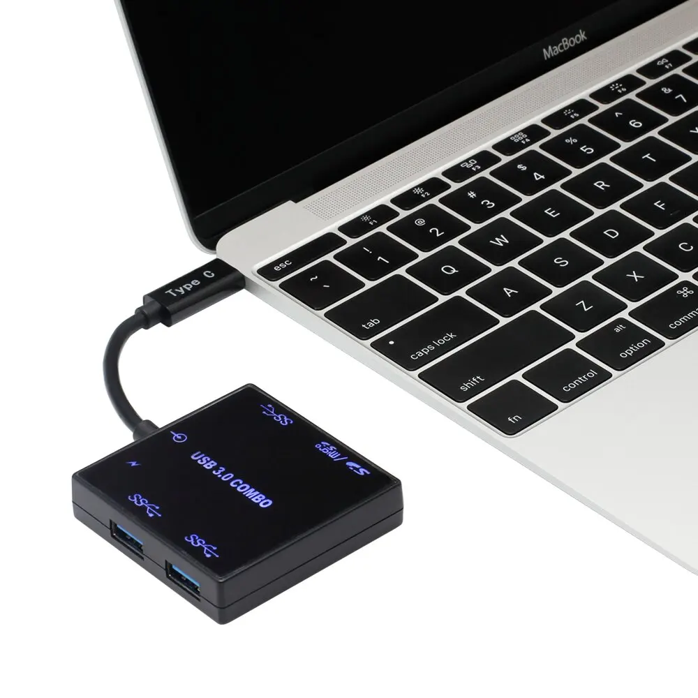 Тип C USB 3,1 USB-C тип-c кардридер USB 3,0 комбинированный разъем адаптер для vga кабель hp павильон x2