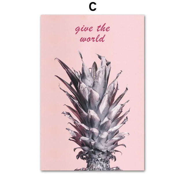 Pink-Pineapple-Flower-Motivational-Quote-Wall-Art-Canvas-Painting-Nordic-Posters-And-Prints-Wall-Pictures-For.jpg_640x640 (2)