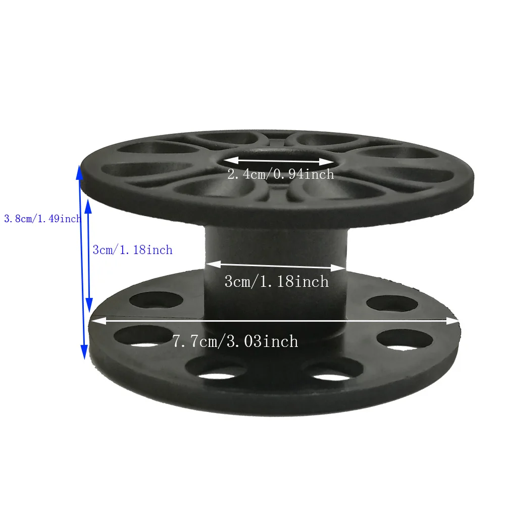 البلاستيك الغوص إصبع بكرة بكرة الغوص خط تحت الماء الغوص دليل فارغة بكرة