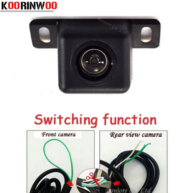 

Koorinwoo Switching function Car rear view camera / front form Camera Parking system assistance Vehicle Backup reversing Cam