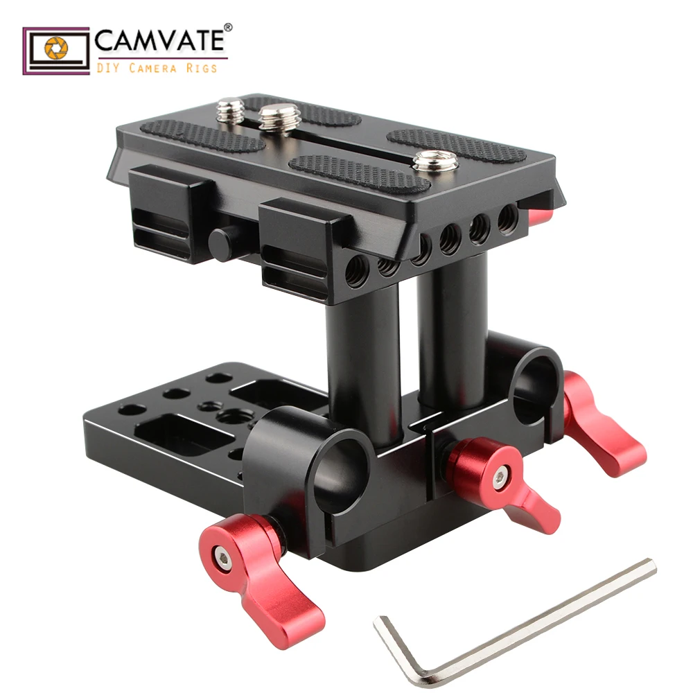 Base de Montagem Placa para Manfrotto Camvate Liberação Rápida Padrão Acessório C1436 Câmera Fotografia Acessórios qr - Image 2
