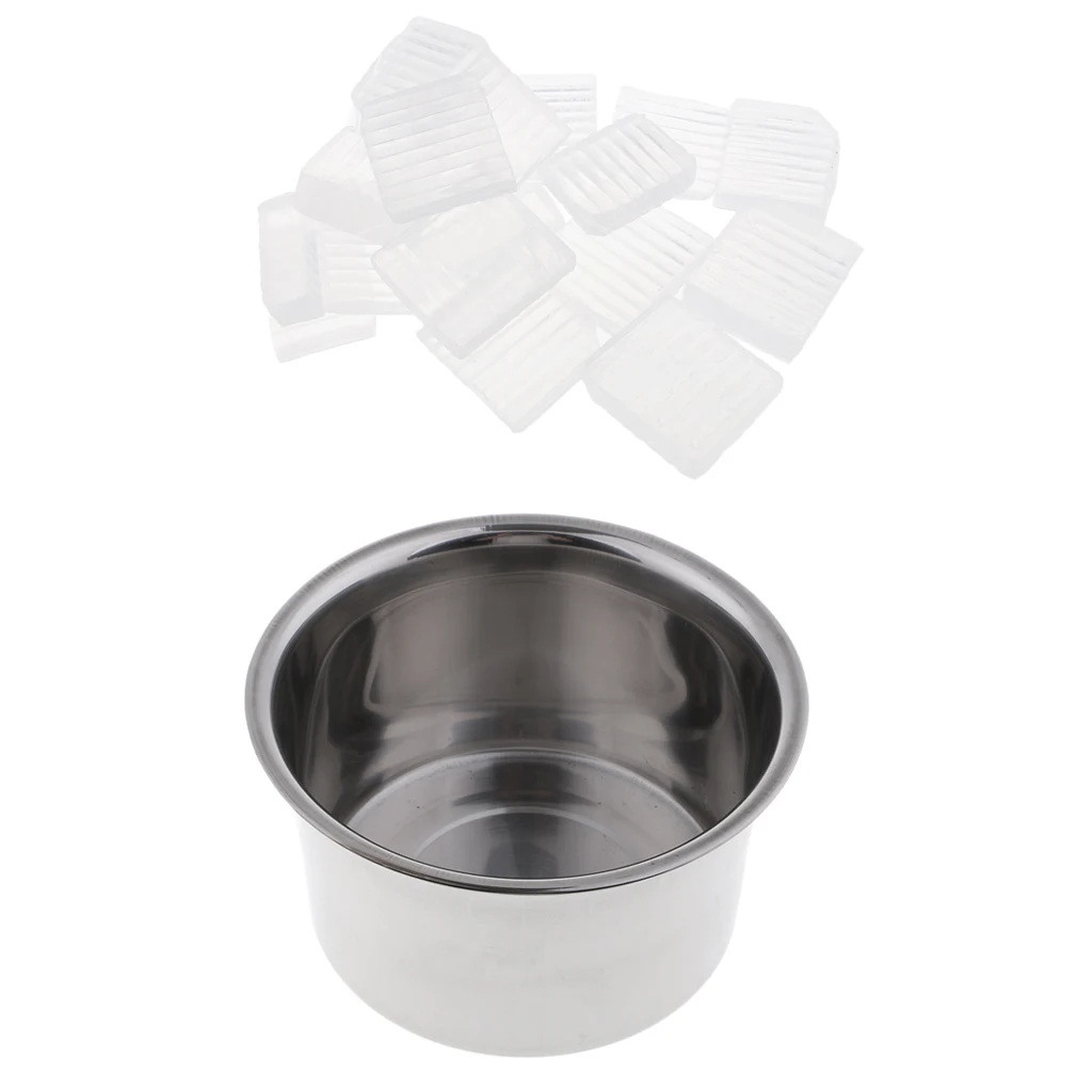 100% Melt and Pour Soap Base Material and Stainless Steel Candles Wax Melting Pot for DIY Wedding Candles Soap Making Supplies