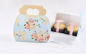 

13.35*13.5*6CM flower Cake box Kraft Paper box cracker food Box ,DIY Candy packaging, Fast shipping .100pcs/lot