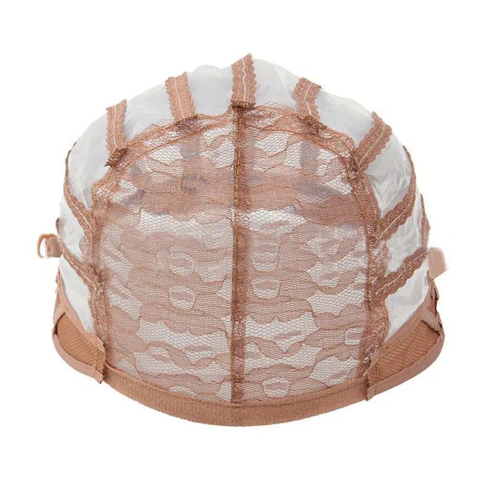 High Quality Wig Cap Making Wigs Straps Breathable Mesh Weaving Adjustable Cap 3 Styles Black Beige 1 High Quality Wig Cap Making Wigs Straps Breathable Mesh Weaving Adjustable Cap 3 Styles Black Beige 4