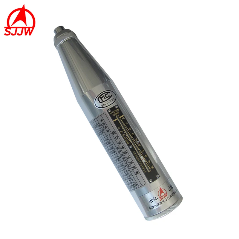 (Black Instrument Case) New Concrete Test Hammer Resiliometer Concrete Rebound Tester Hammer Concrete Rebound Test HT-225