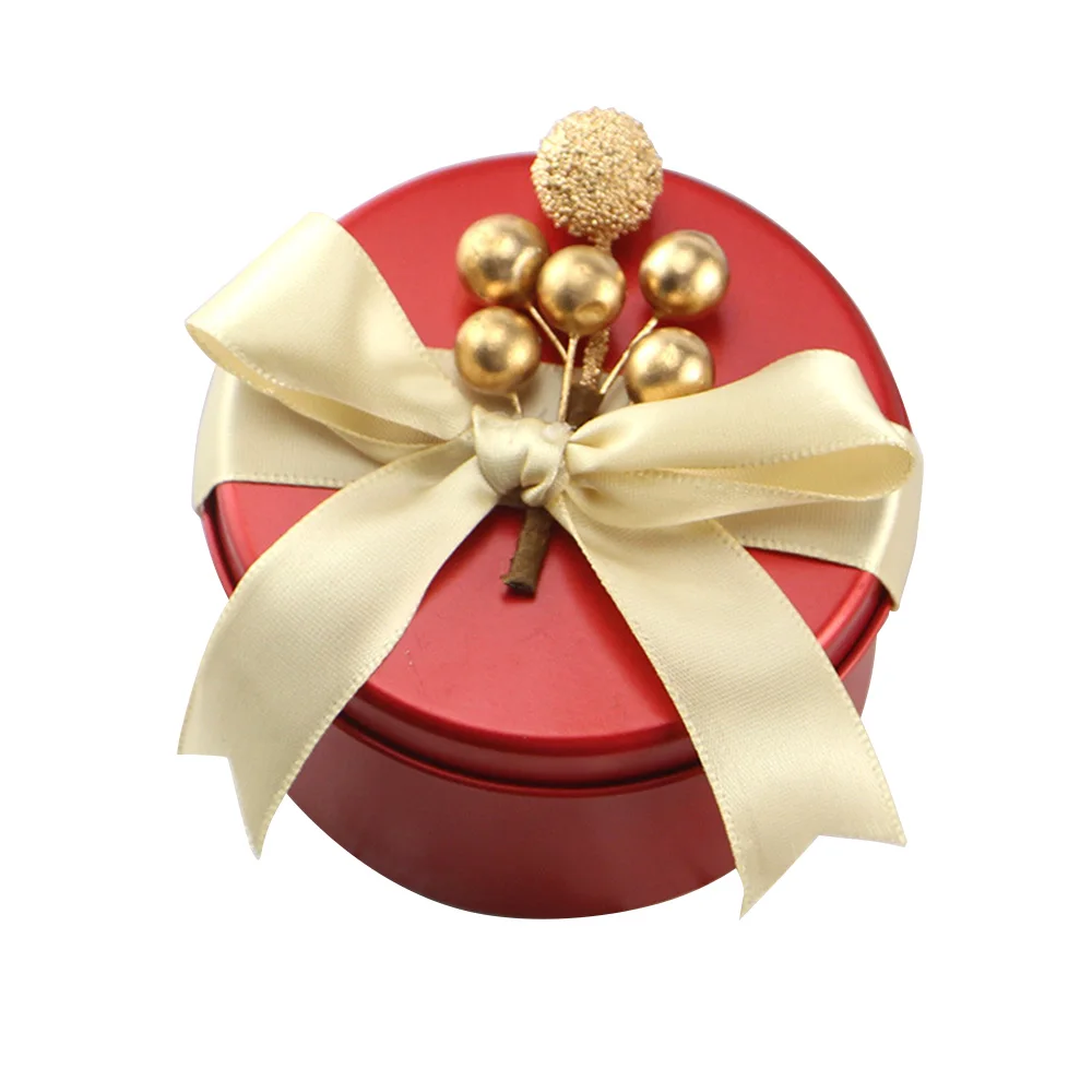 12 шт./компл. свадебные принадлежности ментальный коробка конфет круглая бабочка подарочная упаковка хранение конфет железная коробка