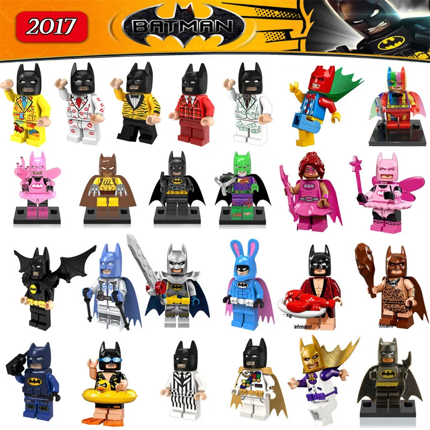 New Comics Marvel SuperHeroes DC Universe The Dark Knight Batman LEPIN Bruce Wayne mini dolls Blocks