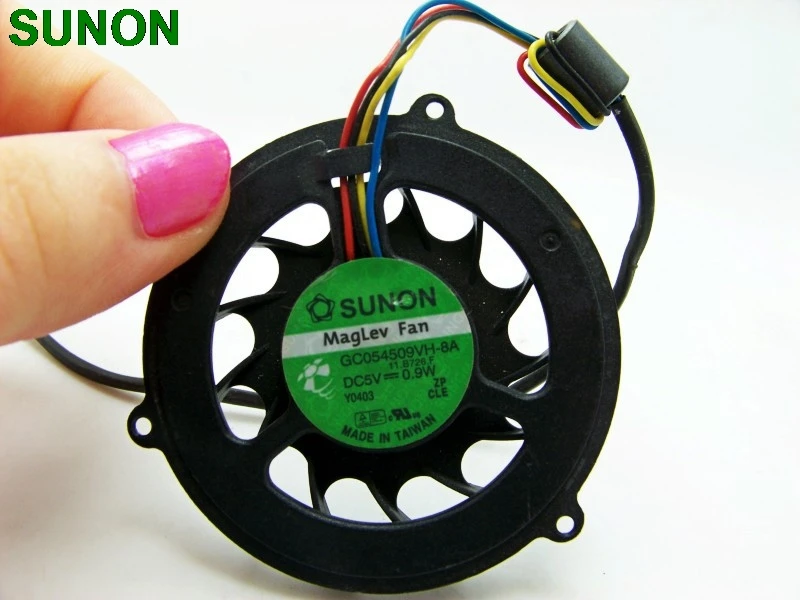 Турбовентилятор для ноутбука Sunon 4 контактный 5 в пост. Тока 0 9 вт|turbofan|sunonesunon 5v |
