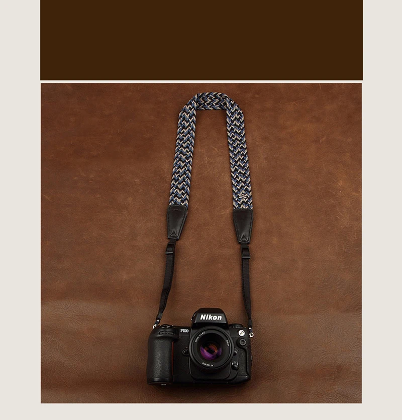 Cam 8780 ручной вязки ремень для камеры с мягким хлопком цифровой SLR плечевой ремень для Nikon Canon