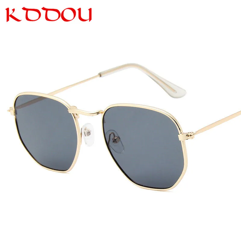 

2018 Women Glasses Lady Luxury Retro Metal Sun Glasses Polygonal Sunglasses Vintage Glasses Mirror lentes de sol mujer UV400