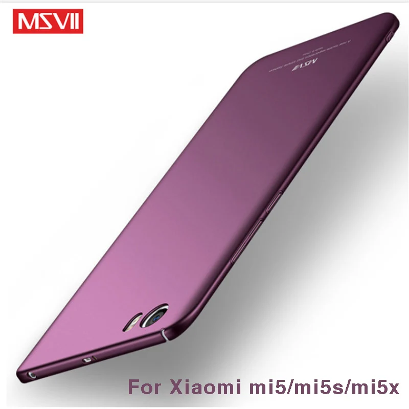 Чехол для Xiaomi mi5 чехол mi 5x MSVII xiaomi 5s с полной защитой жесткая матовая задняя крышка