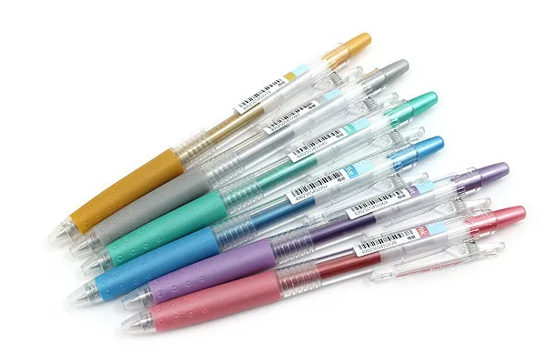 Pilot Juice Gel Ink Pen - 0.5 mm - 6 Color Set - Metallic 002