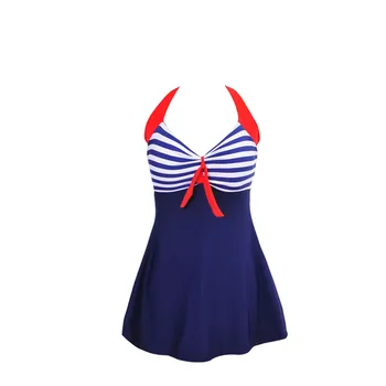 

Flat-angle bathing suit with explosive skirt, fattening and enlarging bathing suit