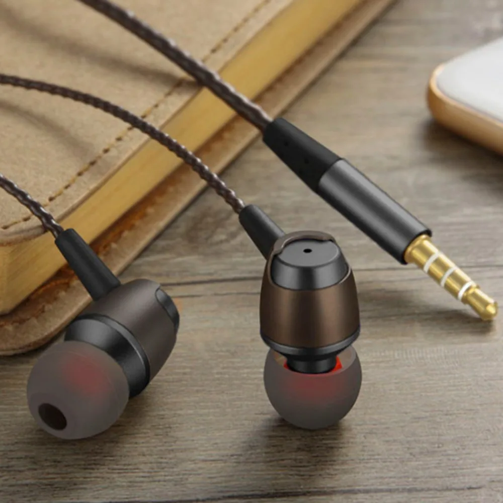 Hangrui New 3.5mm Metal In-ear Earphone For Phone Bass Sport Earphones With Microphone Headset Stereo For iphone Samsung Xiaomi (10)