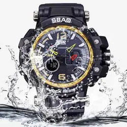 Мужские модные часы с календарем электронные часы унисекс водонепроницаемые большие цифровые наручные часы Бесплатная доставка