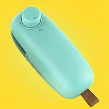 

2in 1 Mini Portable Bag Clips Handheld Electric Heat Sealing Machine Impulse Sealer Seal Packing for Plastic Bag Cutter Resealer