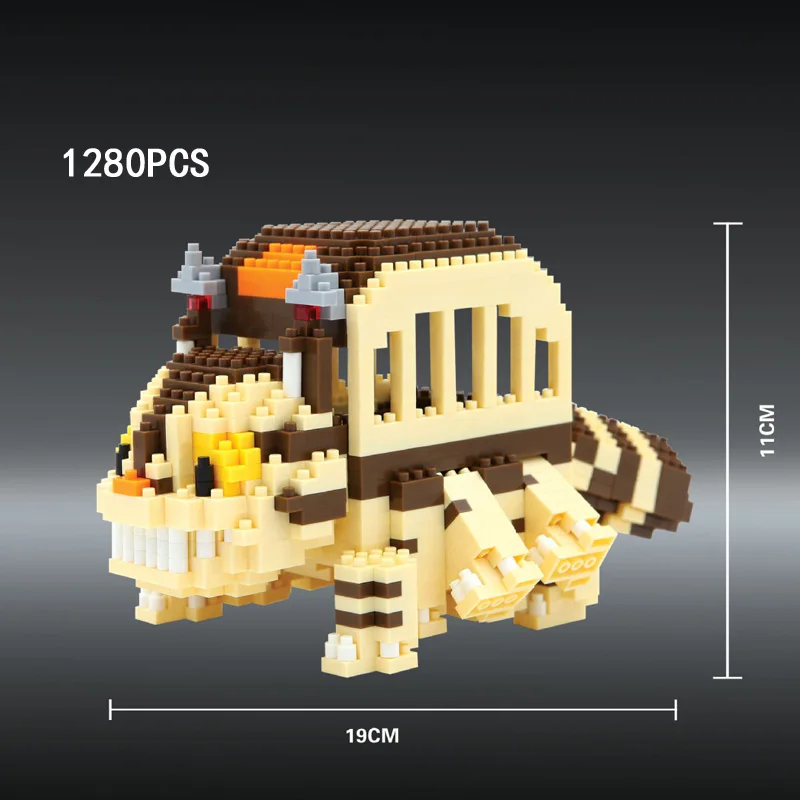 Building Blocks Totoro Lego Set Totoro Nanoblock