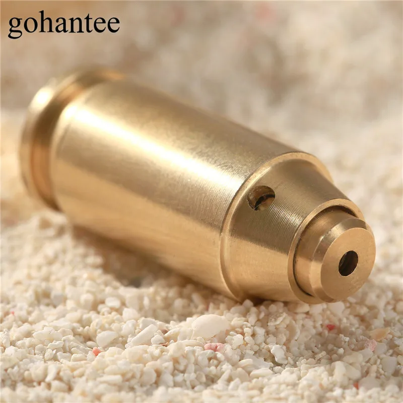 Gohantee охотничий Boresighter 45 ACP картридж Видимый медный красный точечный лазерный прицел в форме пули Диаметр Sighter пистолет Латунь Boresighter