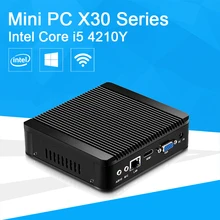 Mini PC Desktops Core i5 4210Y Dual Cores HTPC Laptops Windows10 Linux VGA HDMI WIFI 4G RAM 128G SSD Micro Computer NUC Nettop