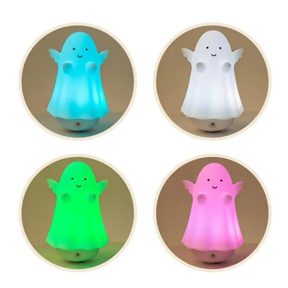 

Creative Cute Colorful Led Elf Silicone Pat Light Decompression Toy Gift Night Light Portable Durable