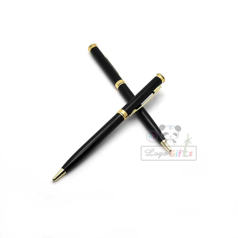 

designer 2015 ballpoint pen custom stickers use for laser marking machine and the gold pen can be made enhance your temperament