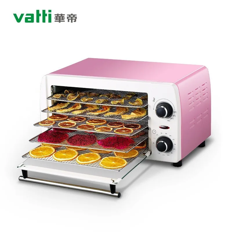 

New 5 Tray Stainless Steel Fruit Dehydrator Vegetable Herb Meat Drying Machine Snacks Food Dryer