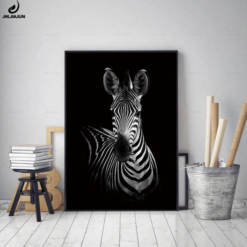Modern Abstract Animal Zebra Wall Art Nordic Poster