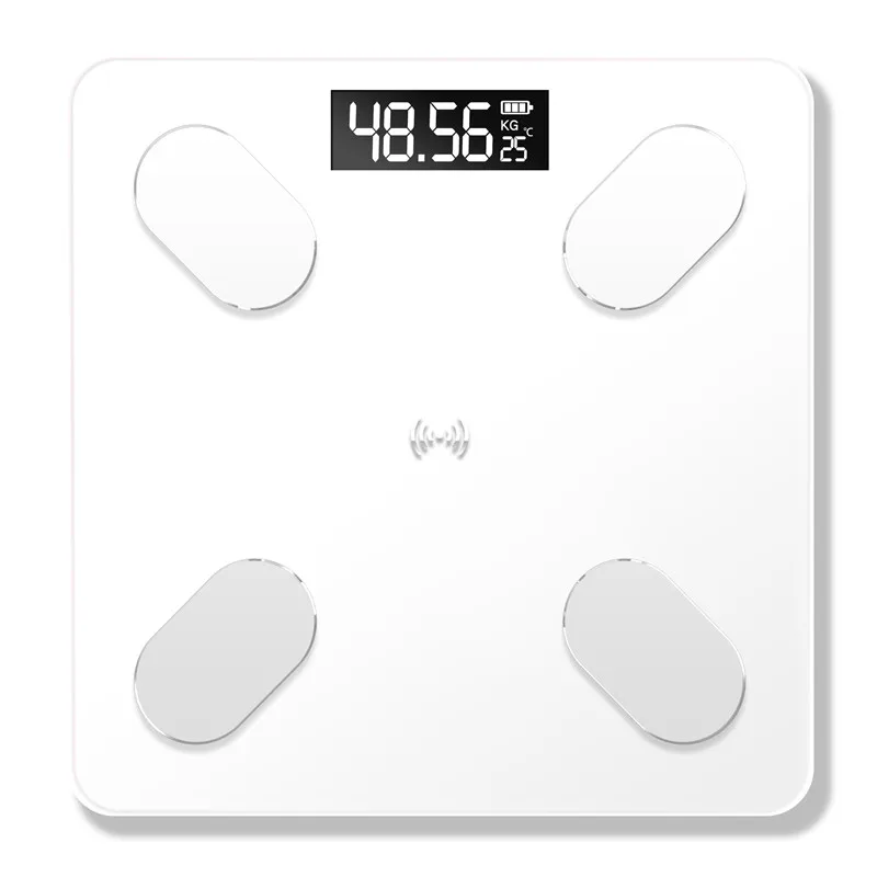 Весы Bluetooth Body Fat Smart BMI Scale Digital bascula digital peso телесный анализатор состава тела с приложением для смартфона