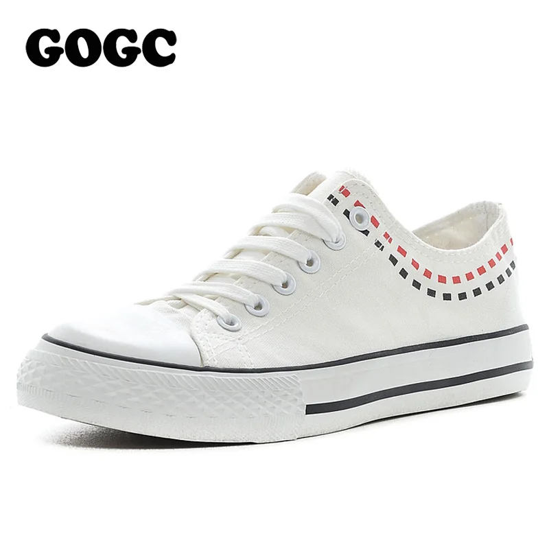 GOGC 2017 Brand Women s Shoes Causal Shoes Women Breathable Flat Canvas Shoes Women Causal Shoes