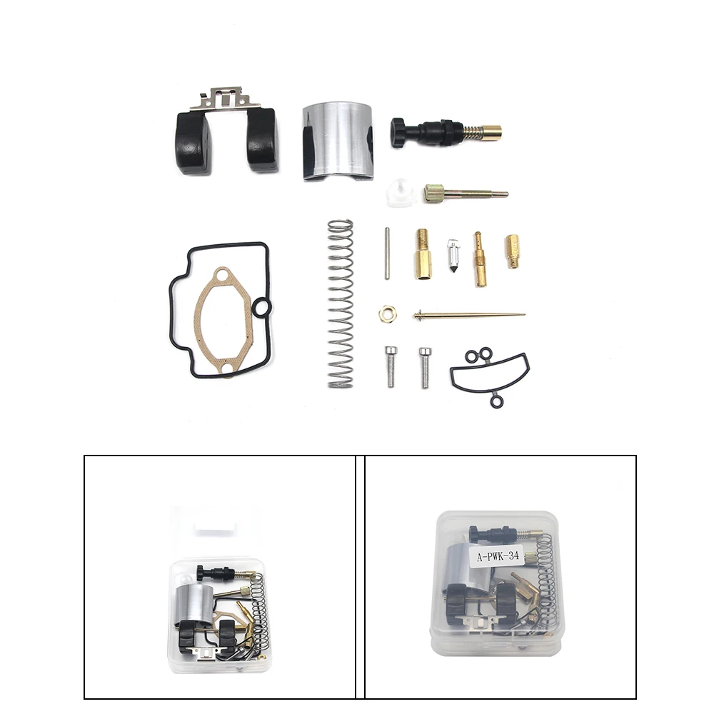 Мотоцикл PWK keihin Карбюратор запасные части с jet 24 26 28 30 32 34 36 38 40 мм ремонтные комплекты для KOSO OKO Mikuni карбюратор