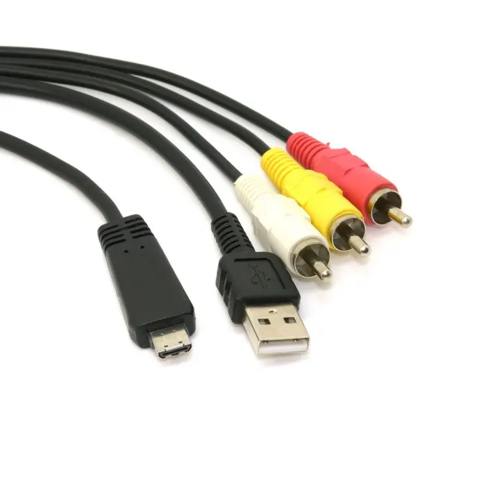 Nikon usb av out. шнур ks-u30. Rca usb адаптер. Av cable avc-200 for olympus. Usb/hdmi/3rca электроника.