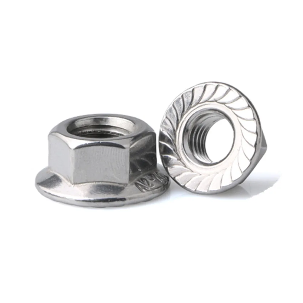 Flange Nuts Serrated Lock Nuts 316 Stainless Steel Marine Grade All Sizes /& QTYs