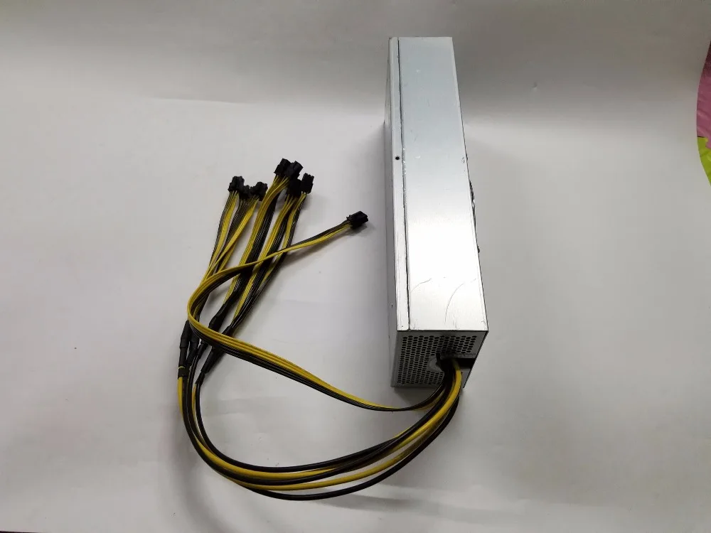 Супер мощный шахтерский блок питания BTC LTC DASH Mining power supply 110 V/220 V 2400W PSU для Antminer S7 S9 D3 L3+ t9+ Baikal X10 Giant-B