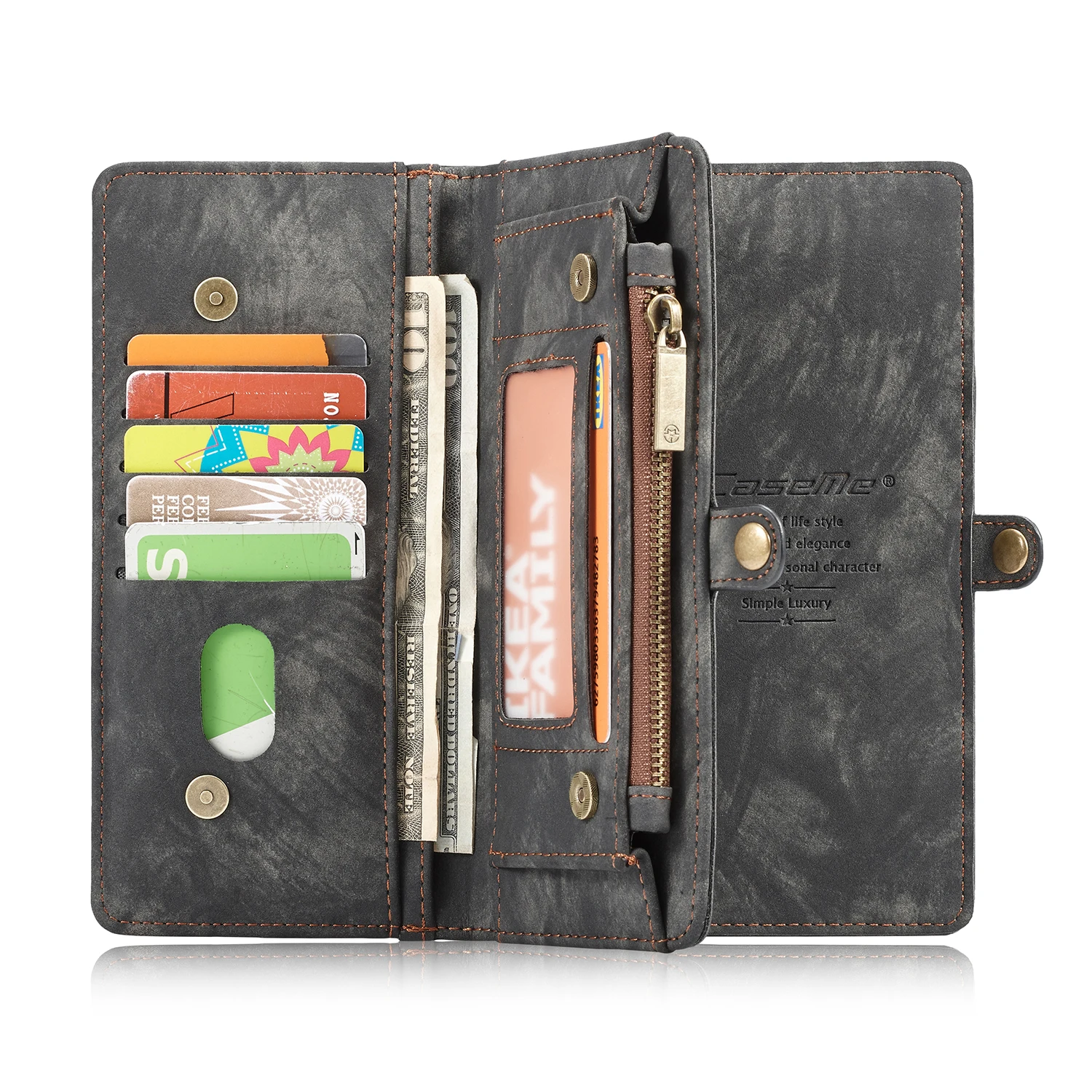 الفاخرة سحاب محفظة ل كوكه سامسونج غالاكسي S10 5G S10e S10 زائد حالة الوجه غطاء Etui غالاكسي A20 A30 a40 A50 A70 المغناطيسي أكياس