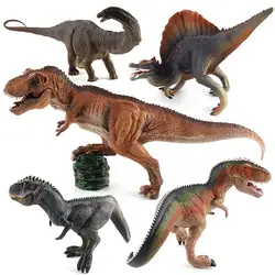 Динозавра Юрского периода действие и цифры апатозавр Spinosaurus гиганотозавр Пластик статические динозавров игрушка модель