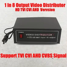 TVI CVI AHD CVBS 1 в 8 из композитный BNC видео дистрибьютор 1-8CH сплиттер для CCTV камеры безопасности