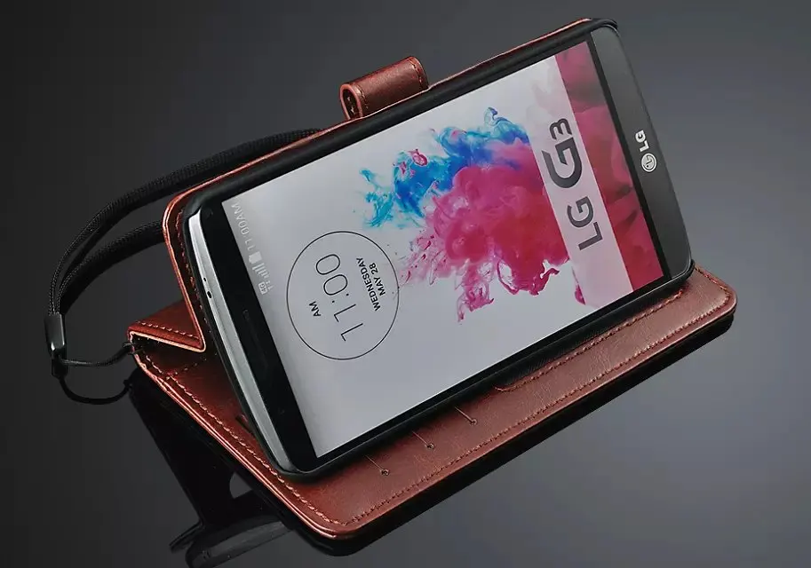 Чехол кошелек с отделением для карт LG3 LG G3 чехол D850 3 D855 кожаный книжка откидной