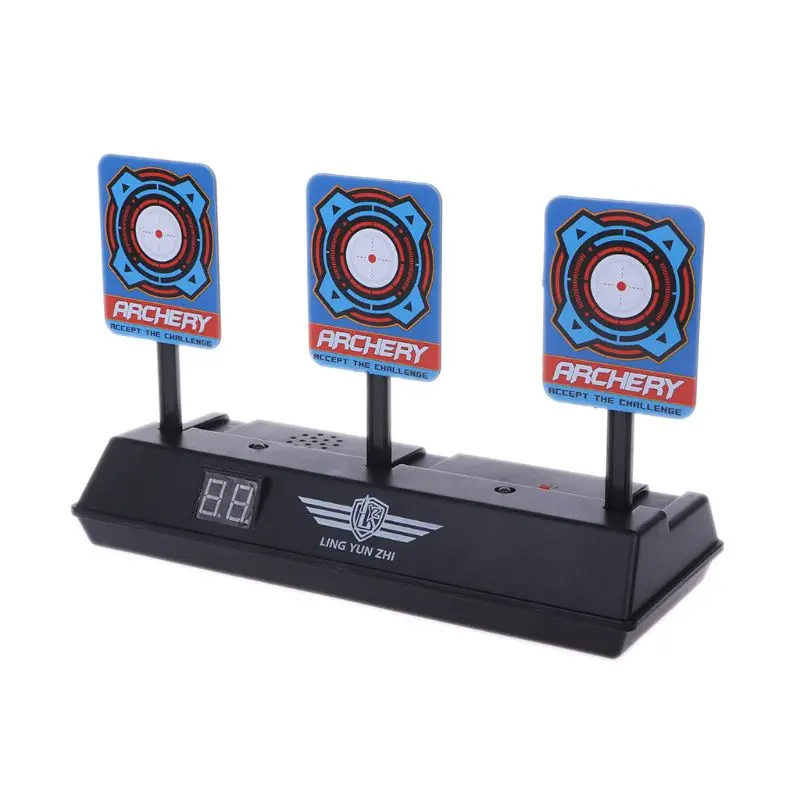 Intelligent Auto-Reset Electronic Scoring Target For Nerf N-Strike Elite/Mega/Rival Series Light Sound Scoring Target