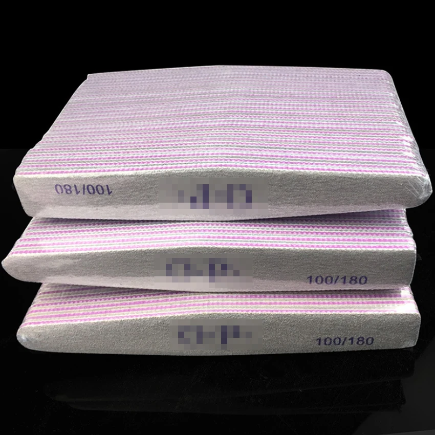 

50 X Nail File Tools Professional Polish Sandpaper Buffing Nail Files Unha Limas Para Manicure Ongle 100/180 Unha Tool